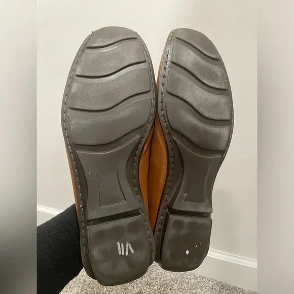 Coach men's caramel brown loafers, size 9.5 - Picture 10 of 16